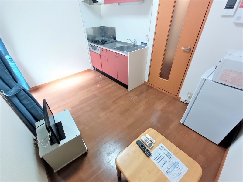 居室・リビング　家電家具付きのお部屋です。