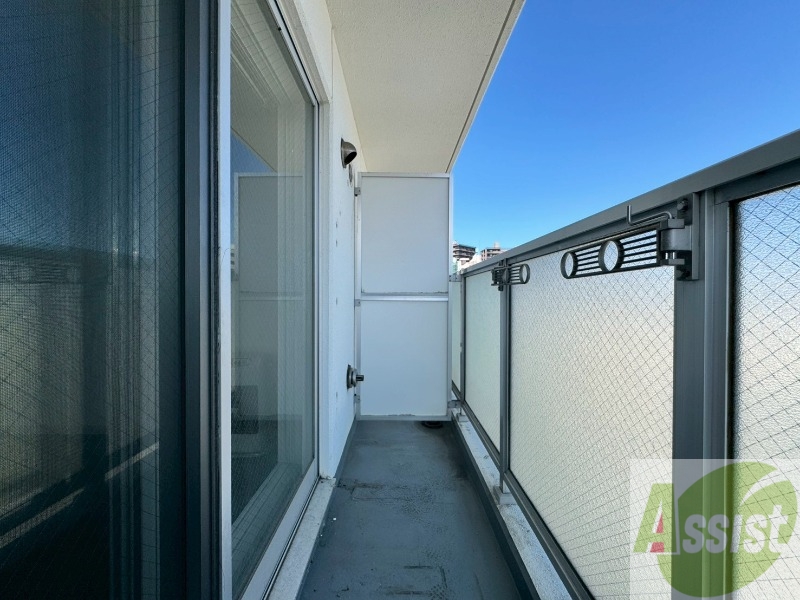 バルコニー　バルコニーです。洗濯物を干したり一息ついたりできますね！