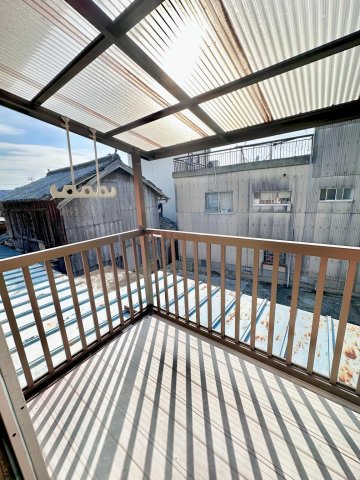 バルコニー　風通し良好