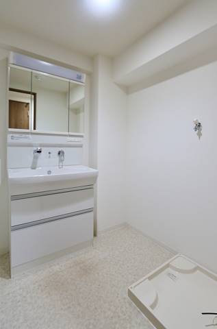 洗面設備　朝のお支度はこちらで