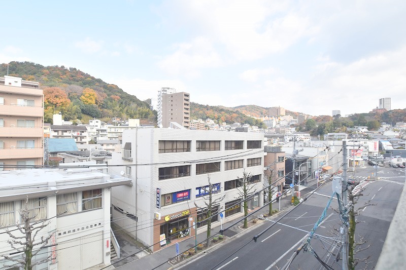 眺望　スーパー・100円ショップ