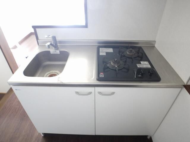 キッチン　■２口ガスコンロシステムキッチン■都市ガス♪