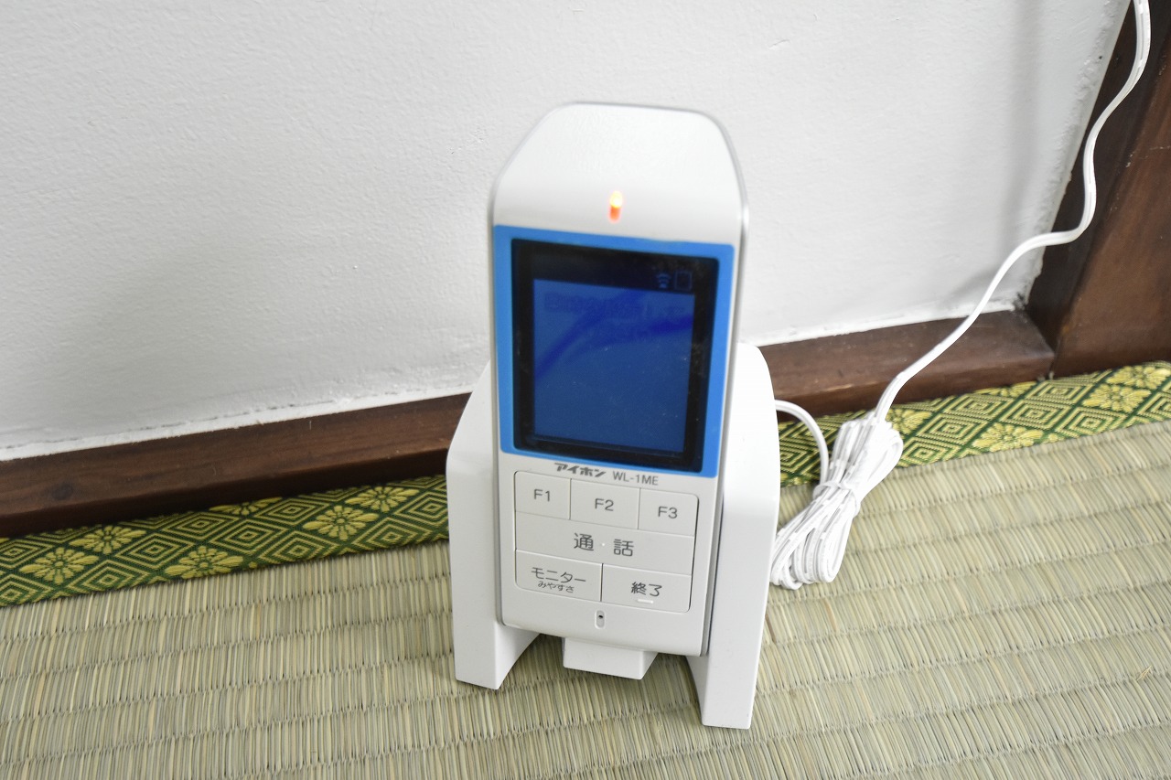 その他設備　持ち運べるモニター付インターフォン