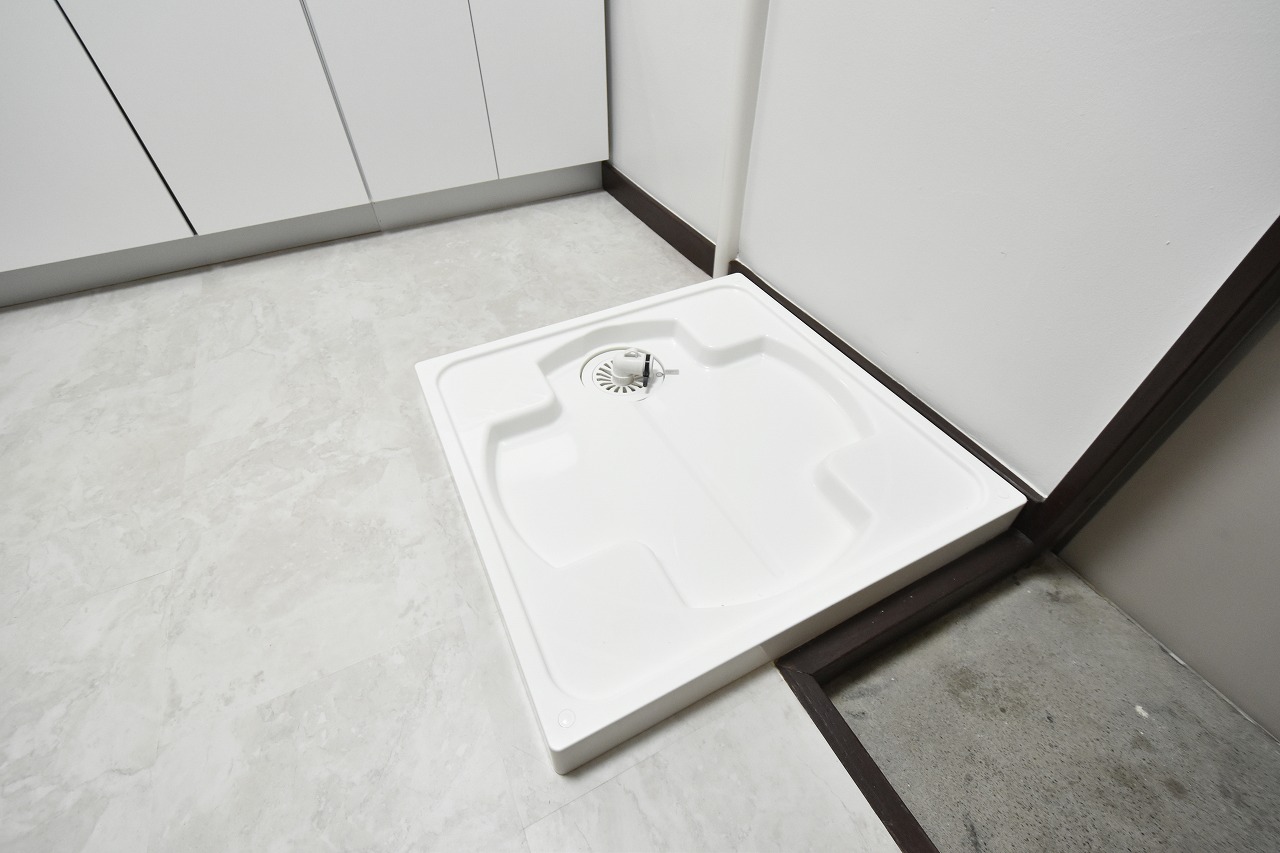 その他設備　洗濯機置場も新設しました