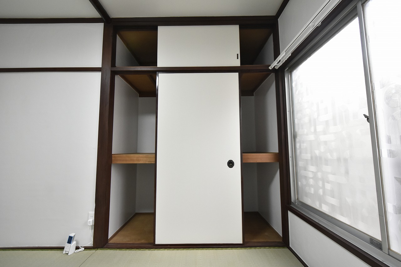 収納　天袋もあって沢山収納できます