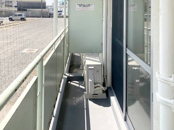 バルコニー　ビレッジハウスの同一物件・同一タイプの間取りの写真です