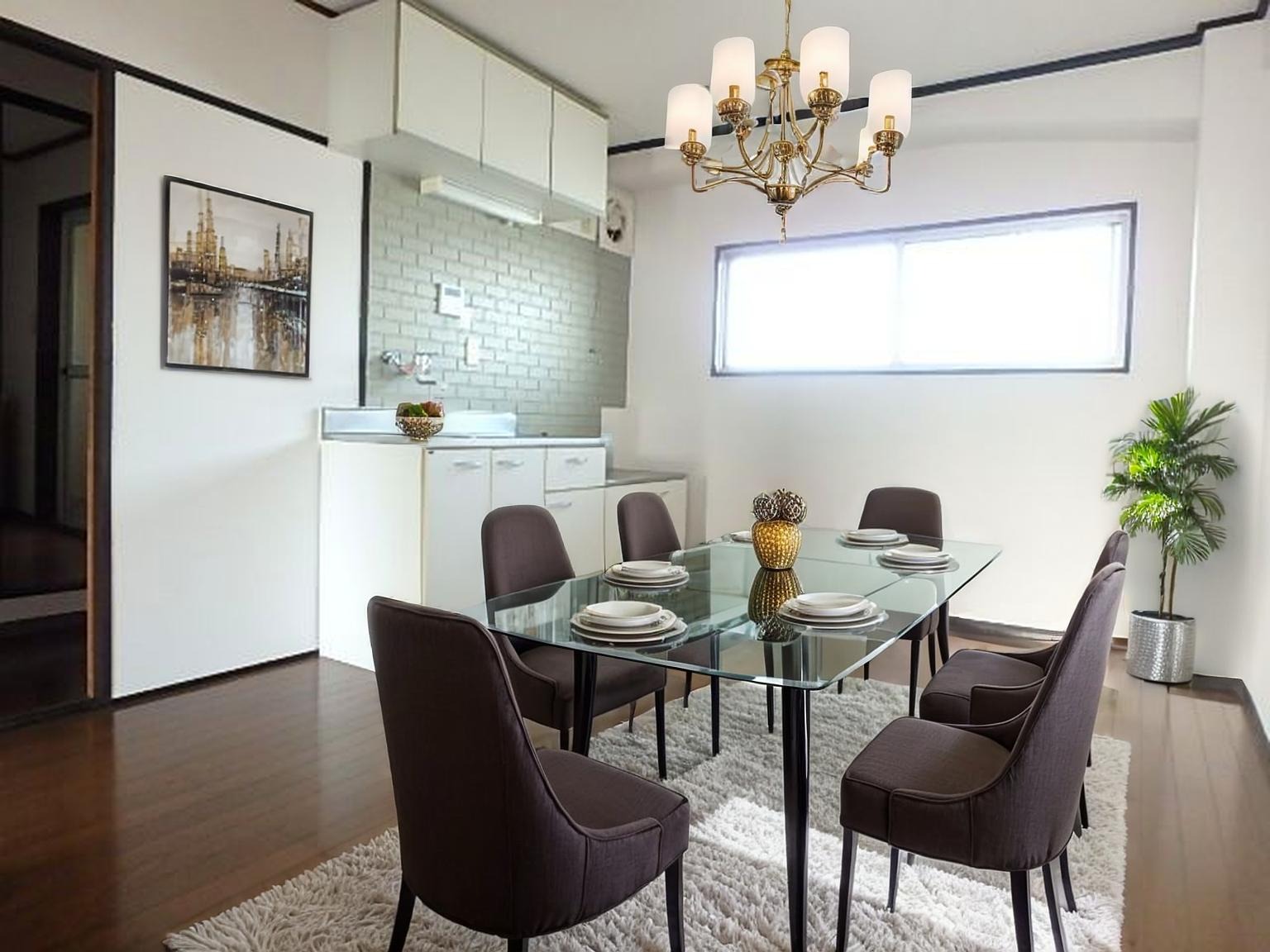 居室・リビング　調度品はイメージです。