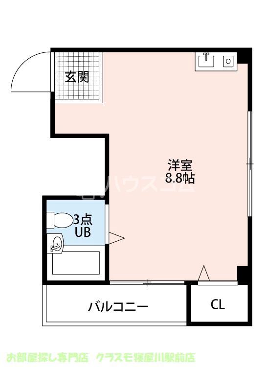 プラザ香里の間取り写真