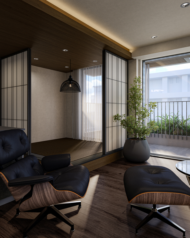居室・リビング　完成予想ＣＧ※家具等は賃貸範囲に含まれません