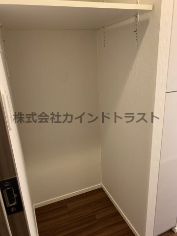 収納　たっぷりとした収納スペースです