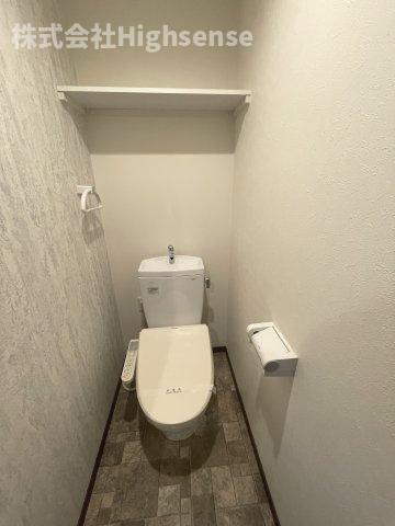 トイレ　ゆったりとした空間のトイレです