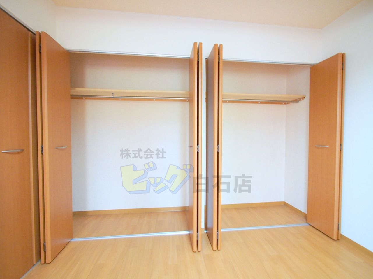 収納　各部屋にクローゼット完備しています♪