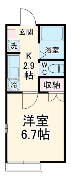 HOKUSAI345の間取り写真