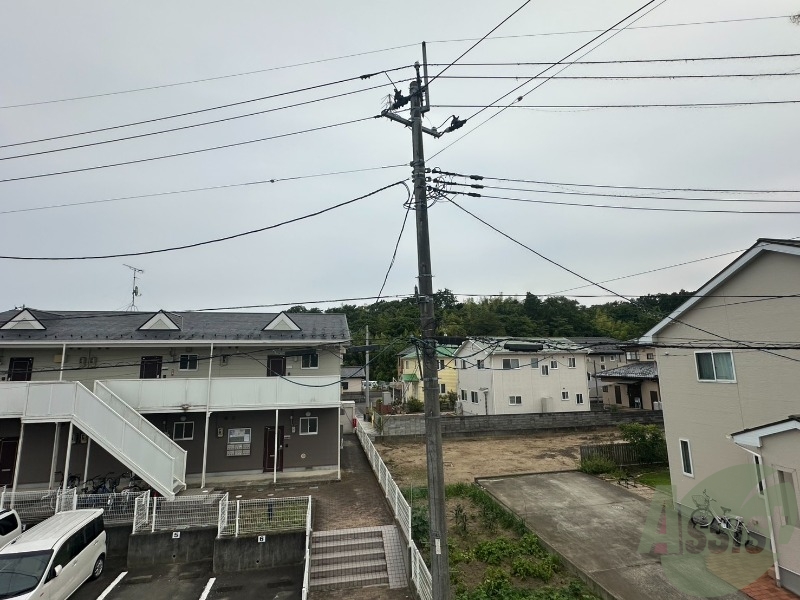 眺望　バルコニーからの眺めはこんな感じですよ。