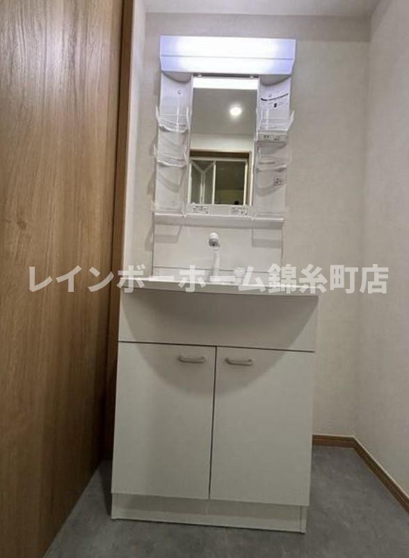 洗面設備　※建築中のため同施工参考写真となります。
