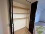 収納　寝室の収納です。部屋がすっきり片付きます。