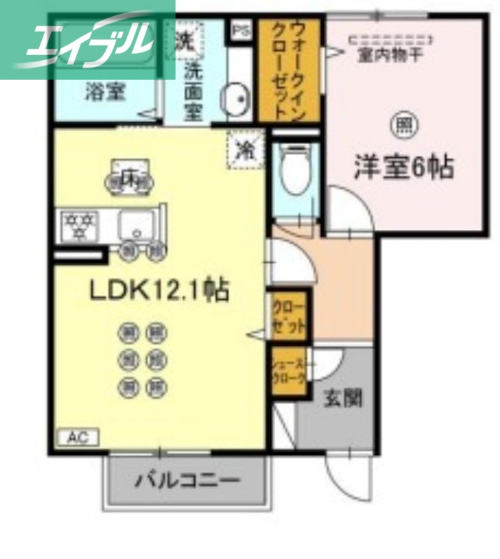 アルカンシェルの間取り写真
