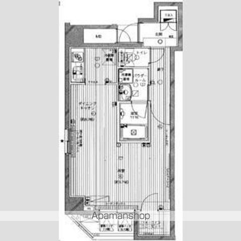都営大江戸線 蔵前駅 徒歩3分 10階建 築19年の間取り写真
