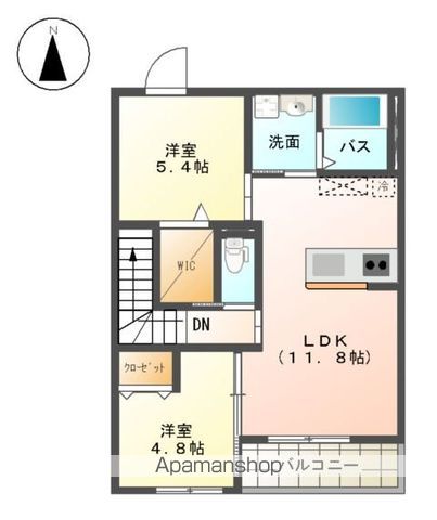 ロカイユ・東栖の間取り写真