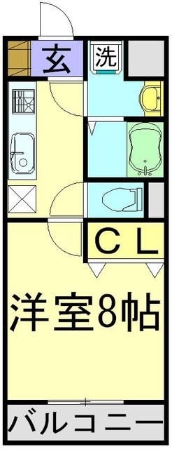 東武東上線 成増駅 徒歩13分 4階建 築14年の間取り写真