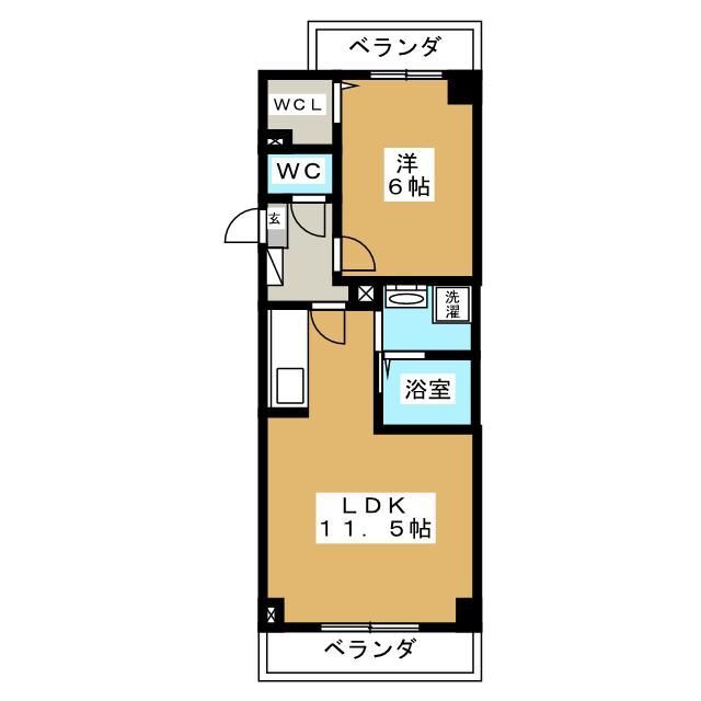 菊水レジデンス綱島Iの間取り写真