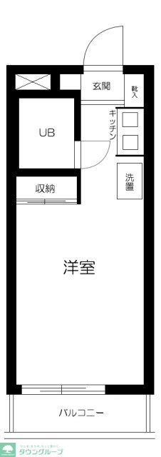 都営大江戸線 落合南長崎駅 徒歩6分 4階建 築38年の間取り写真