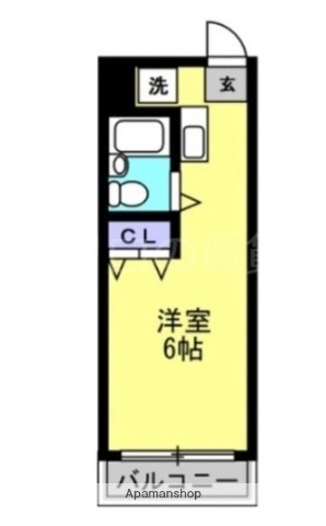 東急池上線 久が原駅 徒歩12分 4階建 築28年の間取り写真