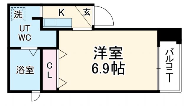 MANENT江坂町2丁目の間取り写真