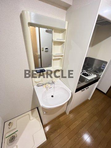 洗面設備　使いやすい洗面所です