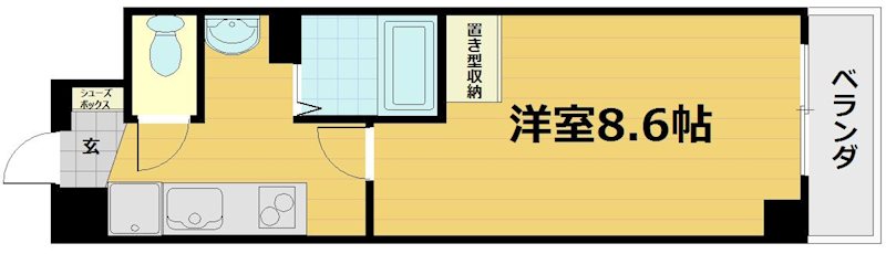 パルティール四条の間取り写真
