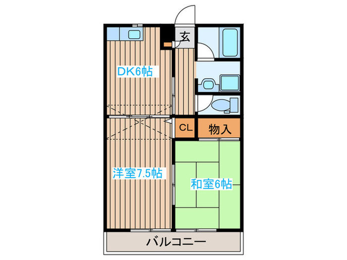 レジデンス上余田の間取り写真
