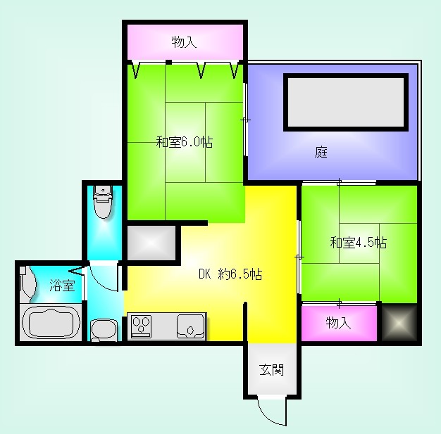 マンションコトブキの間取り写真