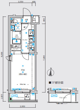 スクエア千鳥町の間取り写真