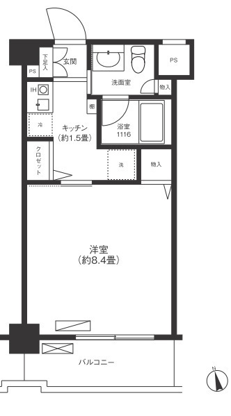 イトーピア仲町台の間取り写真