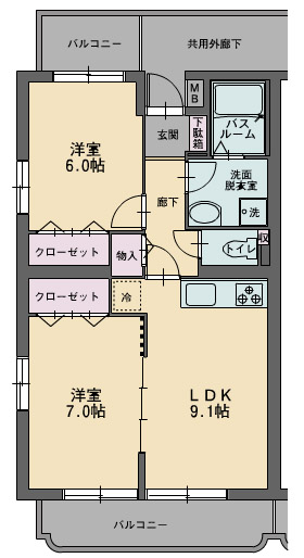 メゾン・ド・グラシアの間取り