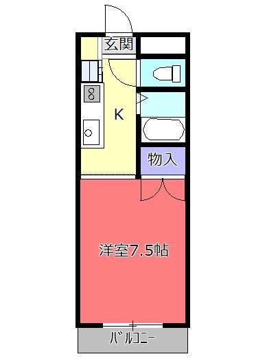 ファーストステージII幸町の間取り