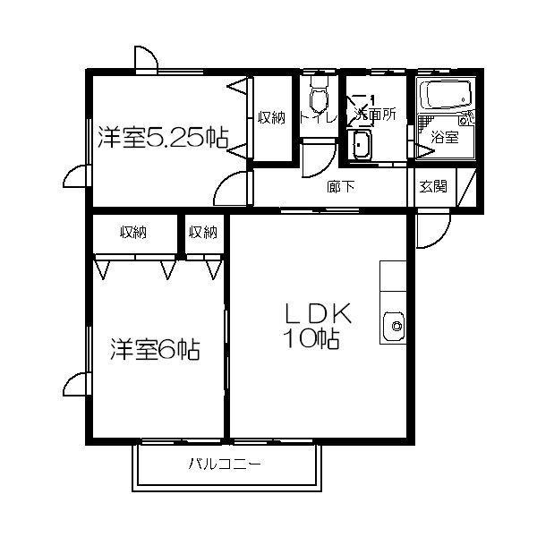 クリサンテームの間取り