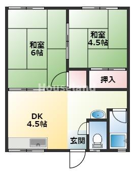 メゾン西川の間取り