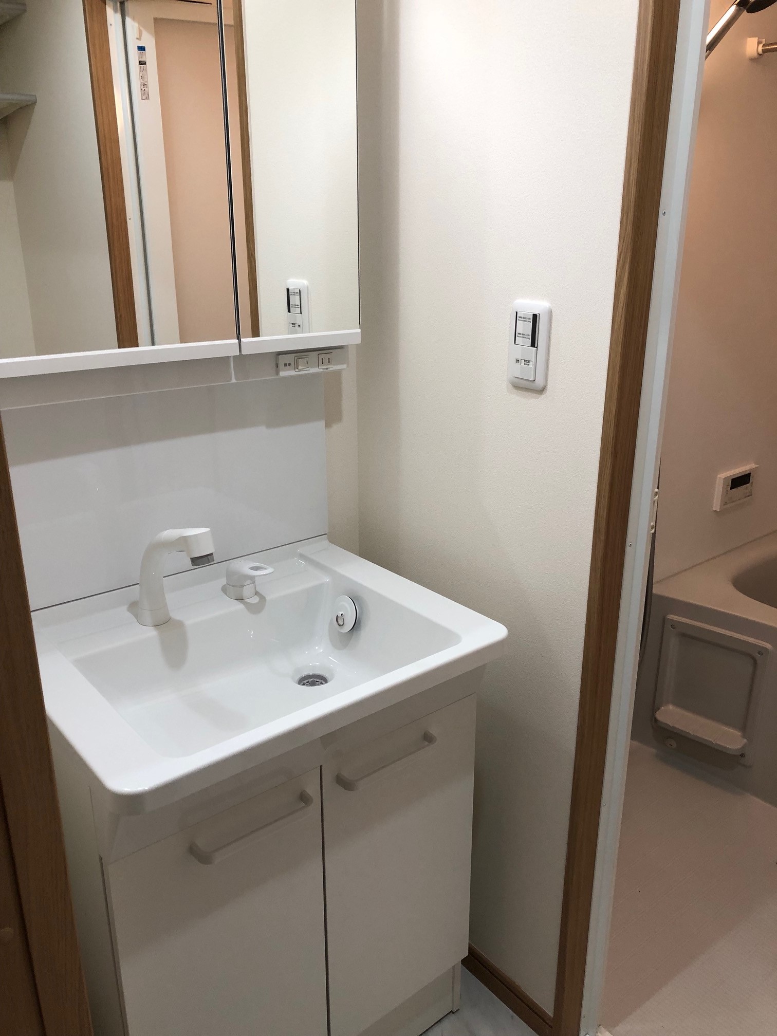 洗面設備　身だしなみは大切だよ