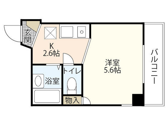 広島市安佐南区安東のマンションの間取り