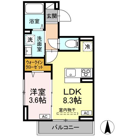 Dスクエア子安町の間取り