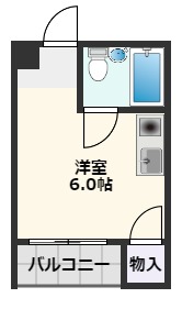 【吹田市南正雀のマンションの間取り】