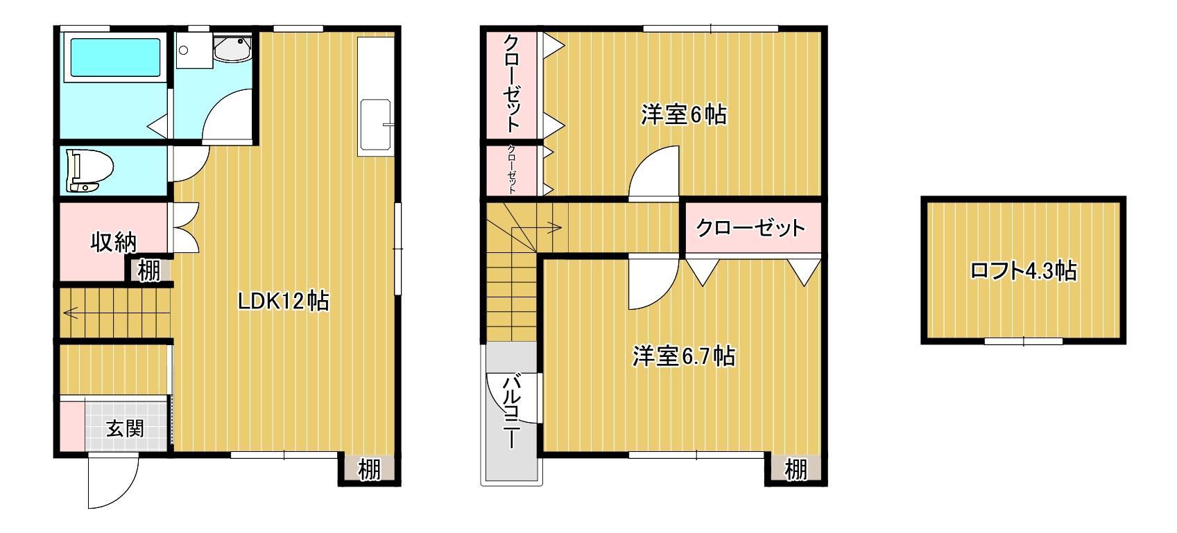 トリアスの間取り