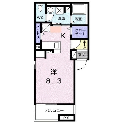 静岡県静岡市葵区銭座町（アパート）の賃貸物件の間取り