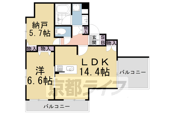 ロマンシャンブルの間取り