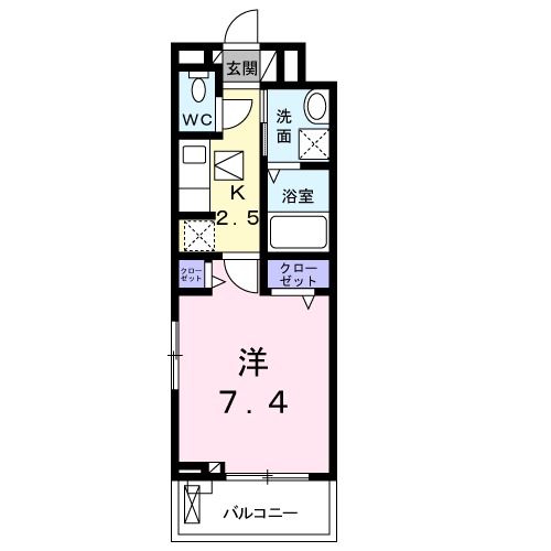 プレッソ杁ヶ池の間取り