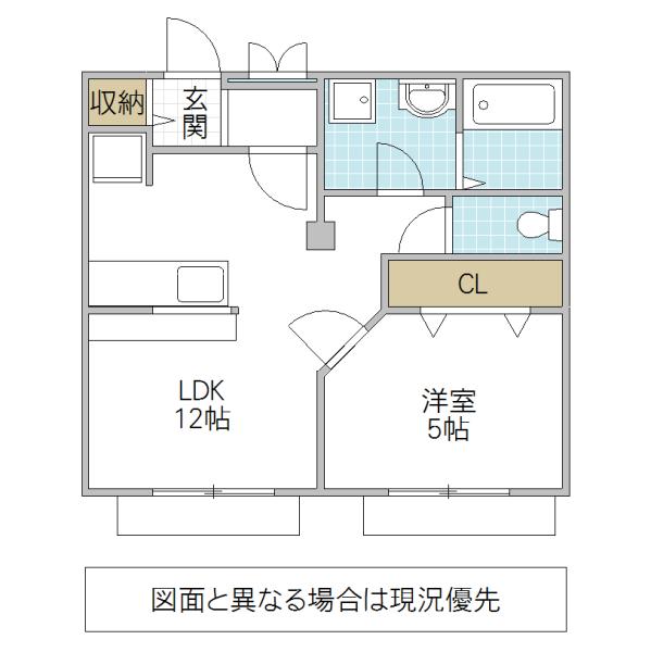 レジデンスみやま F棟の間取り