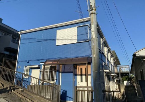 横浜市保土ケ谷区常盤台のアパートの建物外観