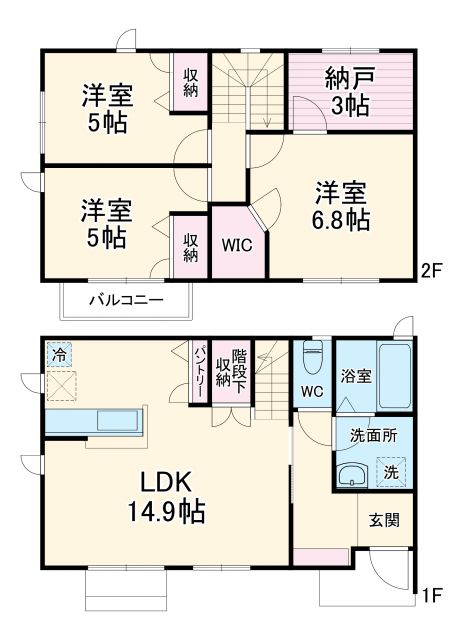 カルテット西大宮の間取り