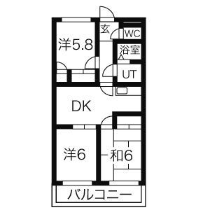 グレース小野の間取り